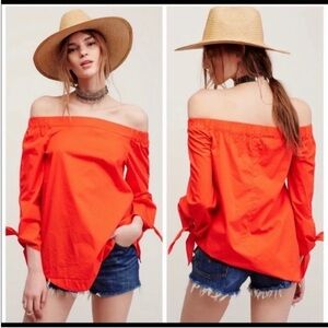Free People Show Me Some Shoulder Top Sz M